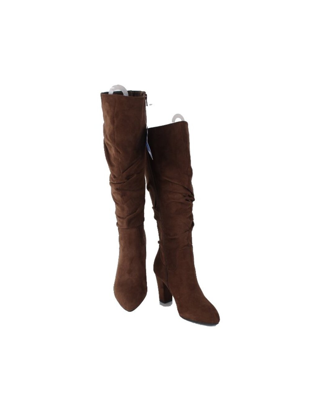 White Mountain Boots Sz 9M Brown Textile Man Made Calf 3.5" Boots - Picture 1 of 8